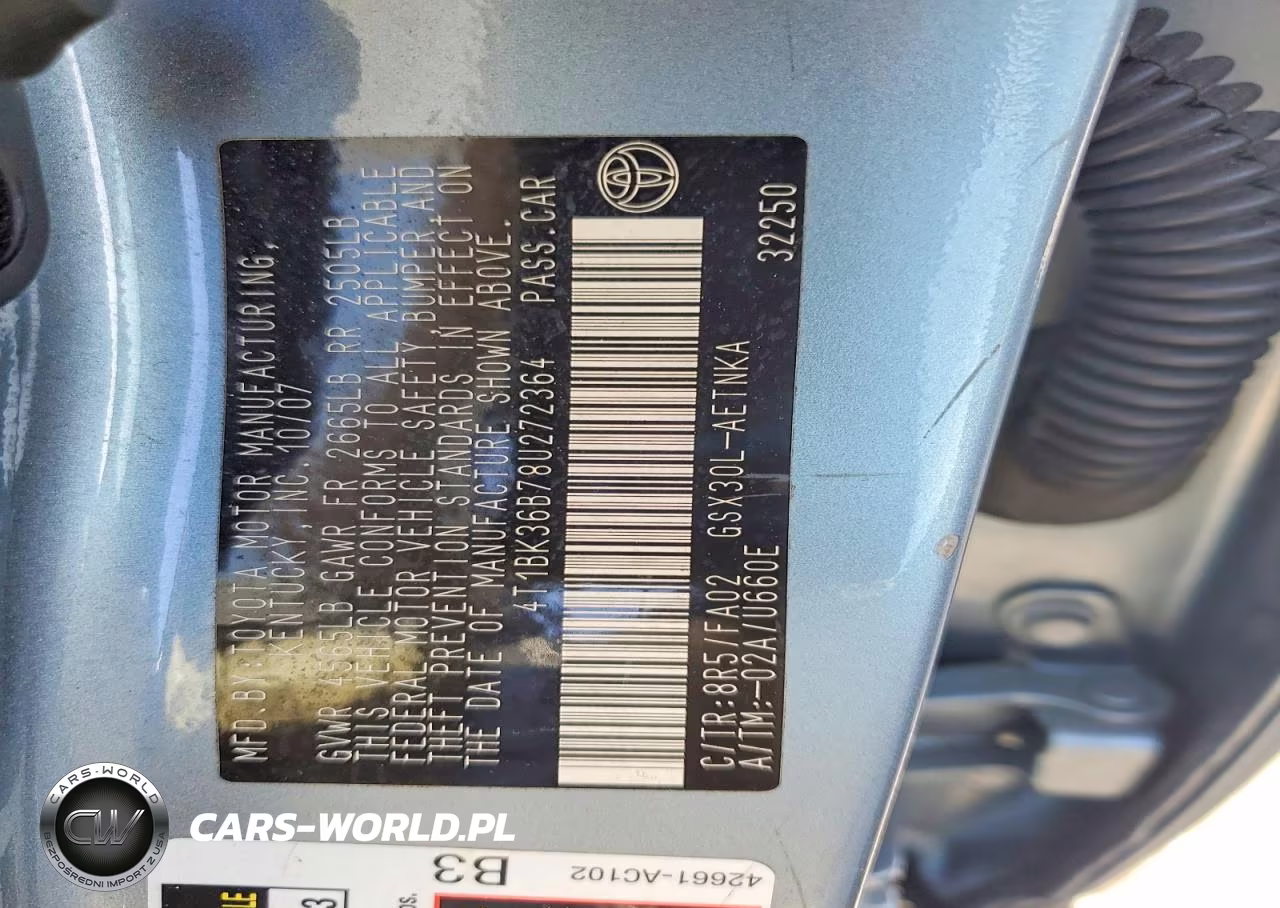 2008 Toyota Avalon Xl VIN:4T1BK36B78U272364 - 12