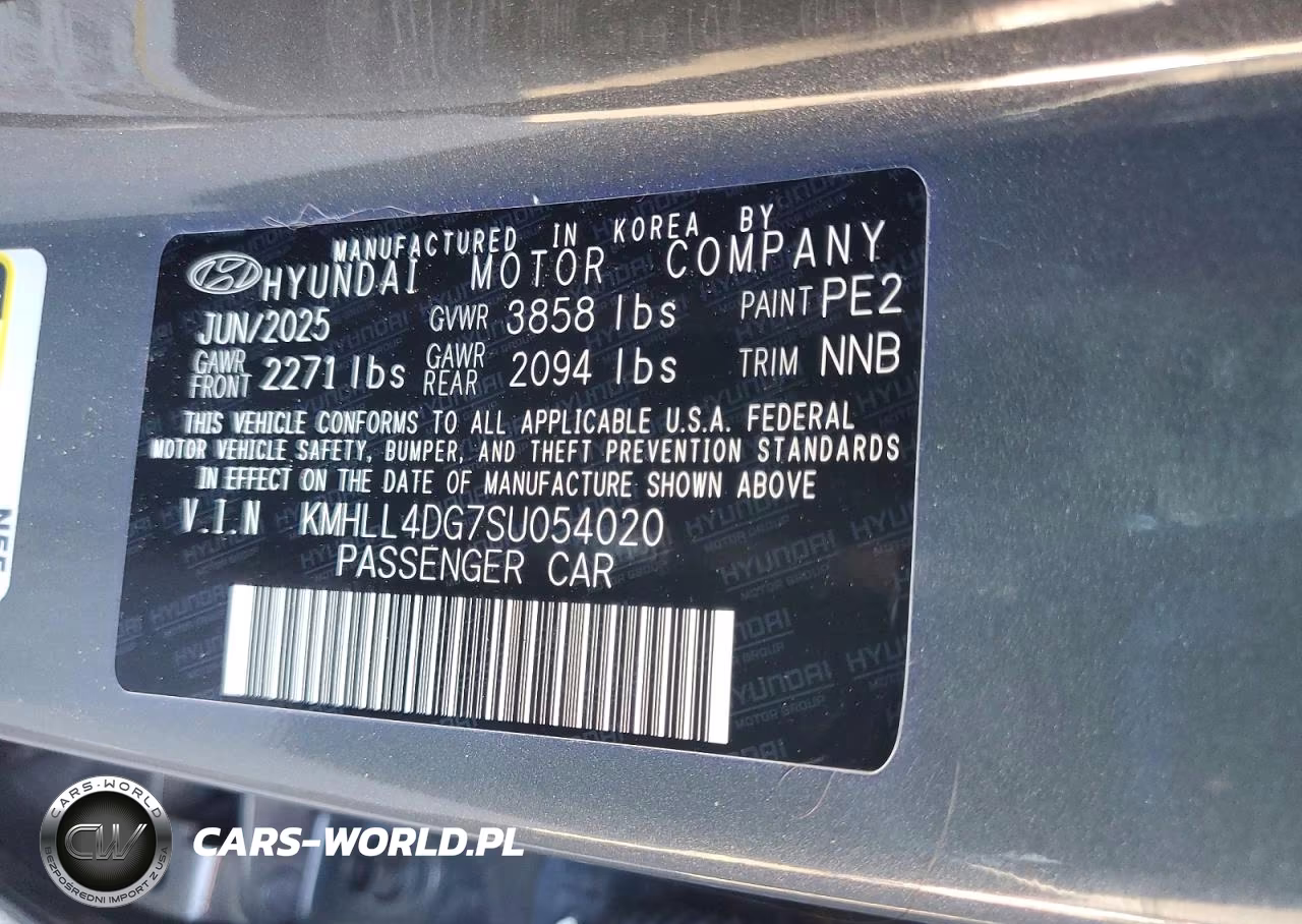 2025 Hyundai Elantra Se VIN:KMHLL4DG7SU054020 - 12