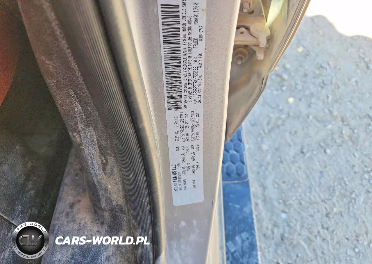 2019 Ram 1500 Rebel VIN:1C6SRFET8KN725122 - 12