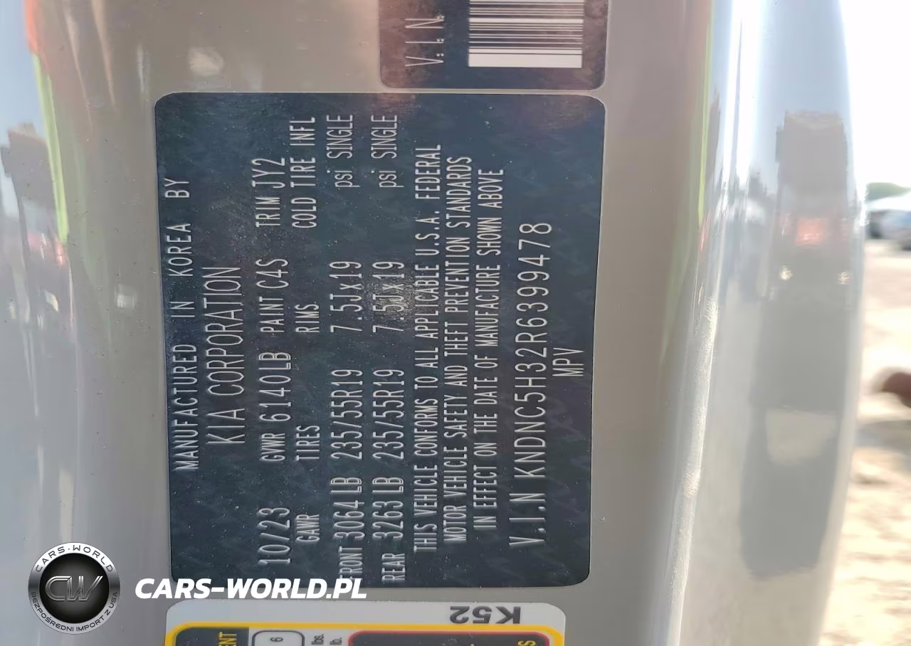 2024 Kia Carnival Ex VIN:KNDNC5H32R6399478 - 13