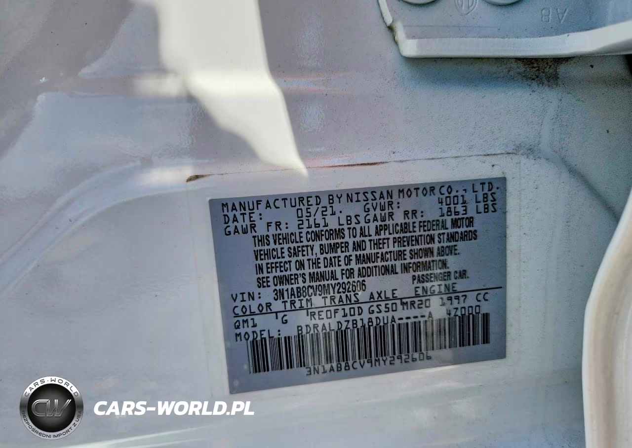 2021 Nissan Sentra Sv VIN:3N1AB8CV9MY292606 - 12
