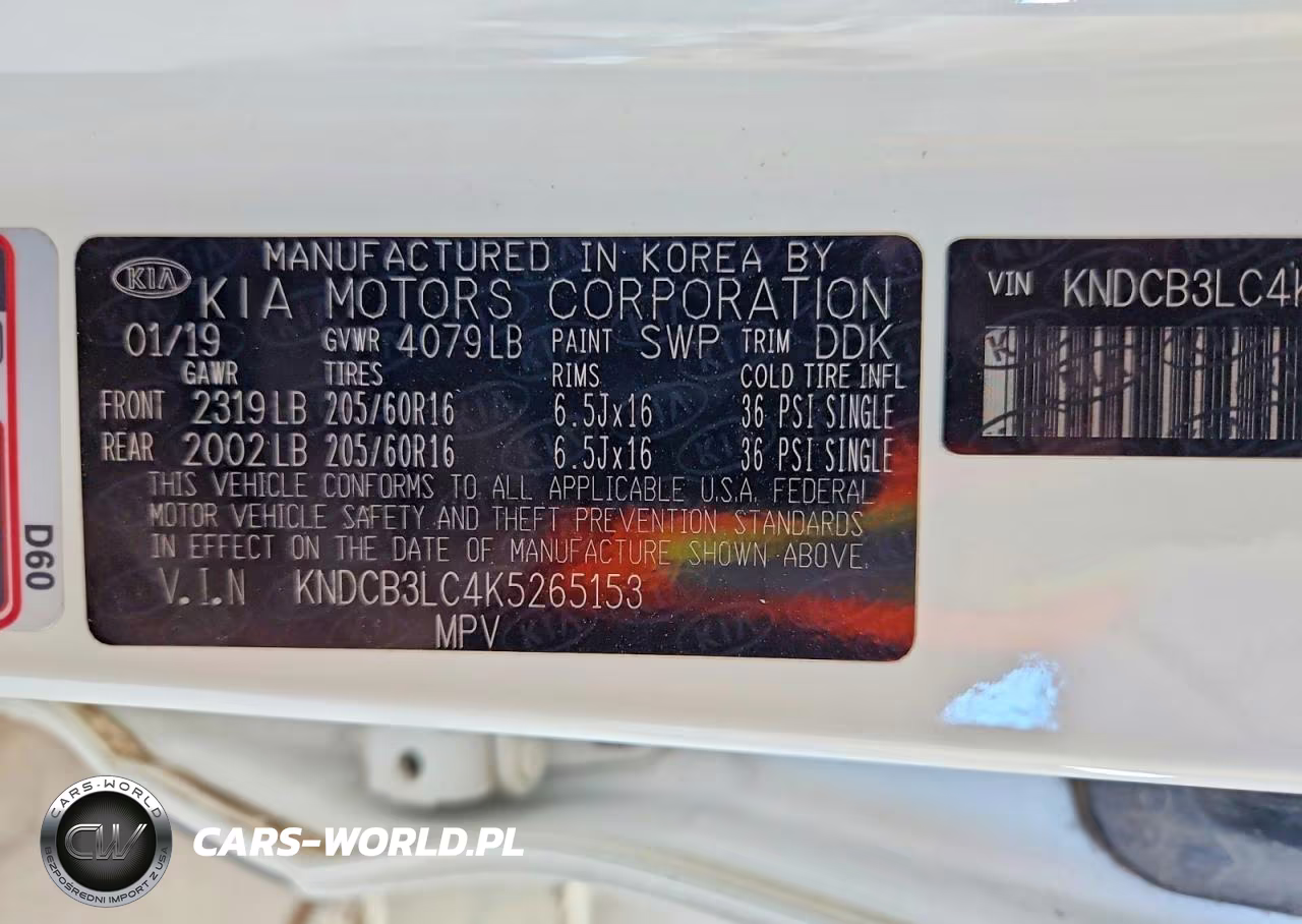 2019 Kia Niro Fe VIN:KNDCB3LC4K5265153 - 12