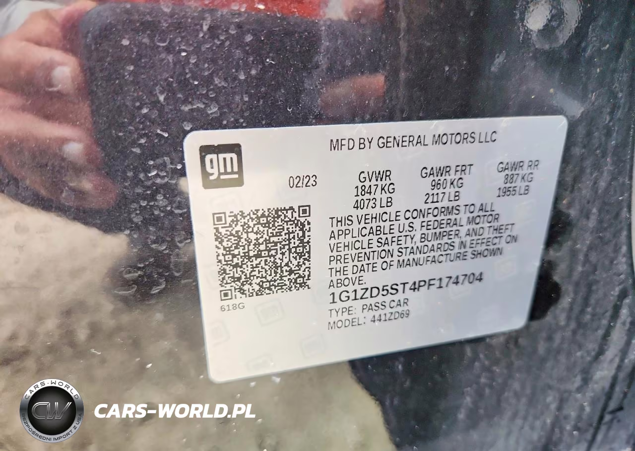 2023 Chevrolet Malibu Lt VIN:1G1ZD5ST4PF174704 - 12