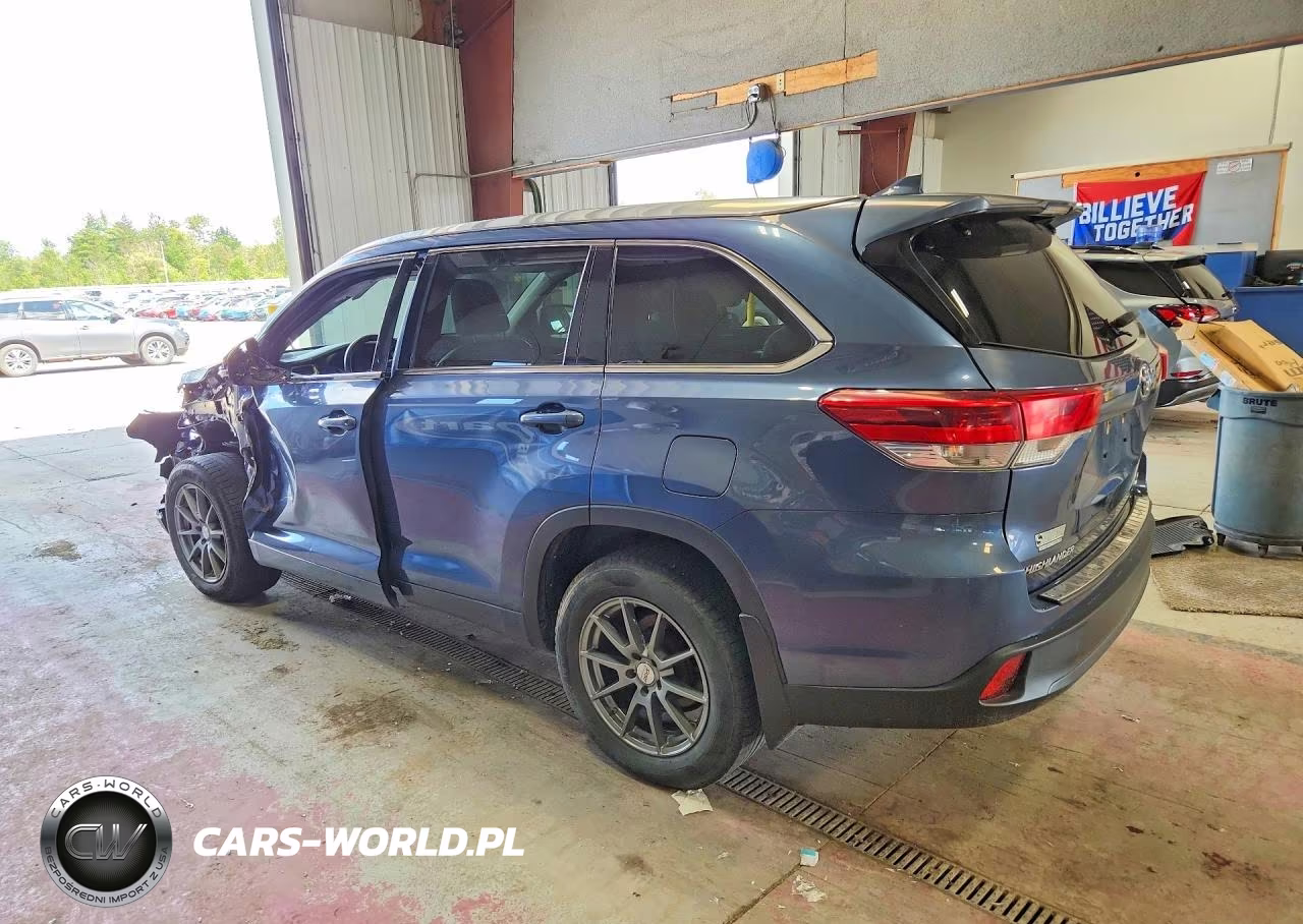 2017 Toyota Highlander Xle VIN:5TDJZRFH1HS429281 - 2
