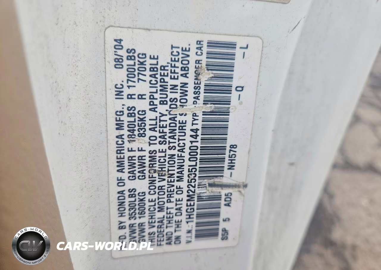 2005 Honda Civic Lx VIN:1HGEM22535L000144 - 12