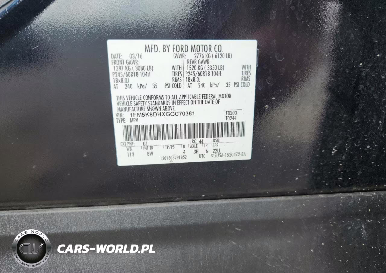 2016 Ford Explorer Xlt VIN:1FM5K8DHXGGC70381 - 13