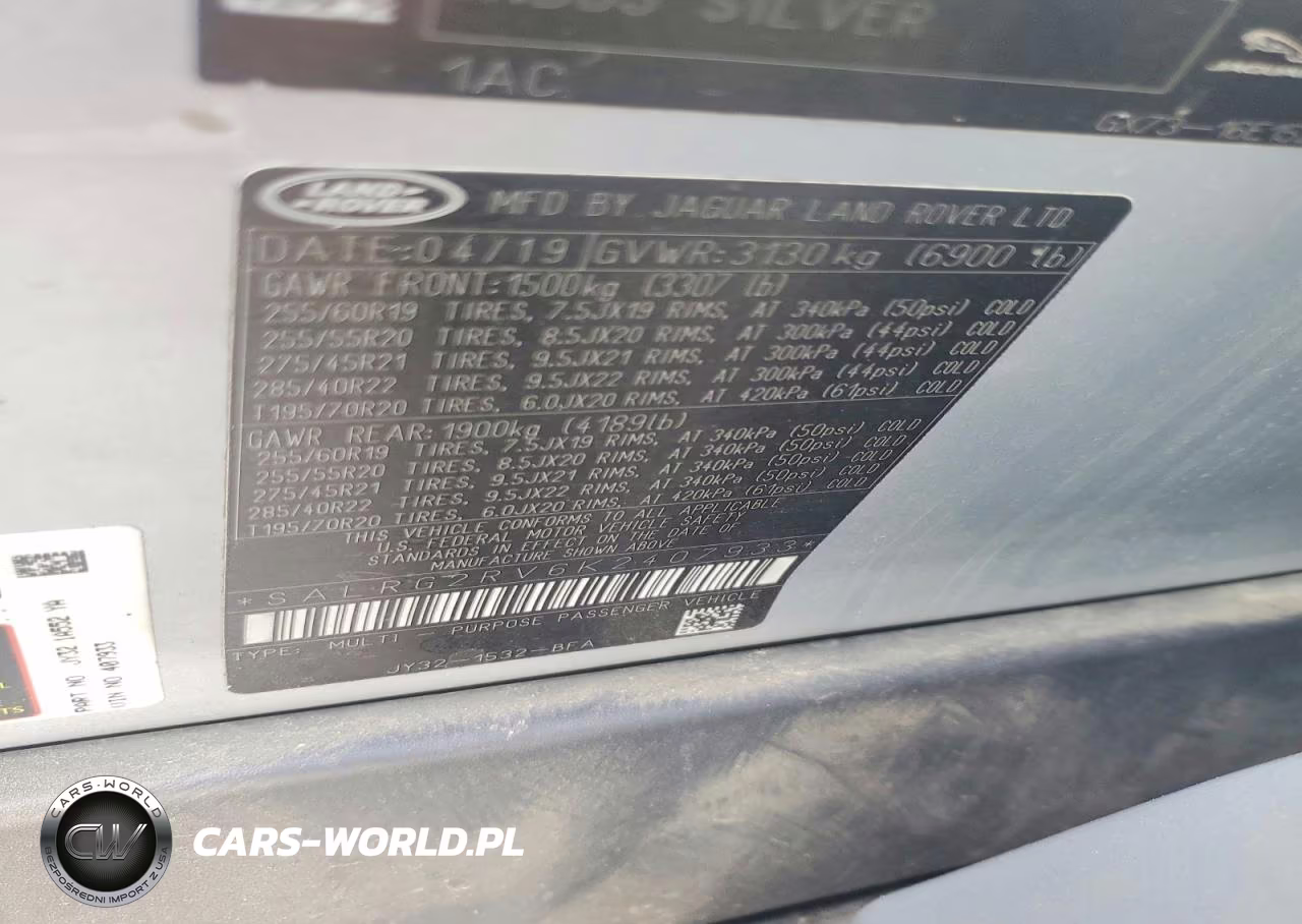 2019 Land Rover Discovery Se VIN:SALRG2RV6K2407933 - 13