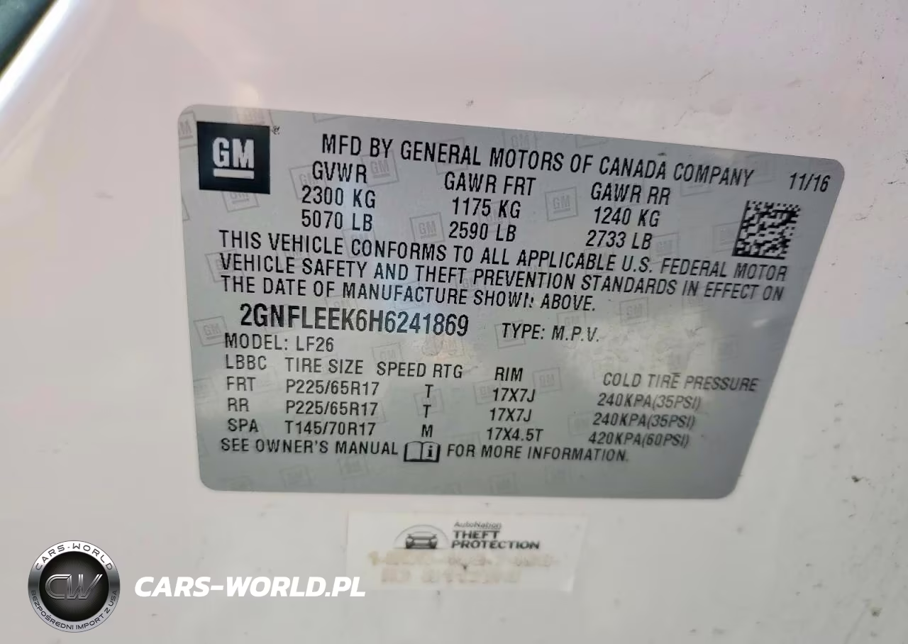 2017 Chevrolet Equinox Ls VIN:2GNFLEEK6H6241869 - 13