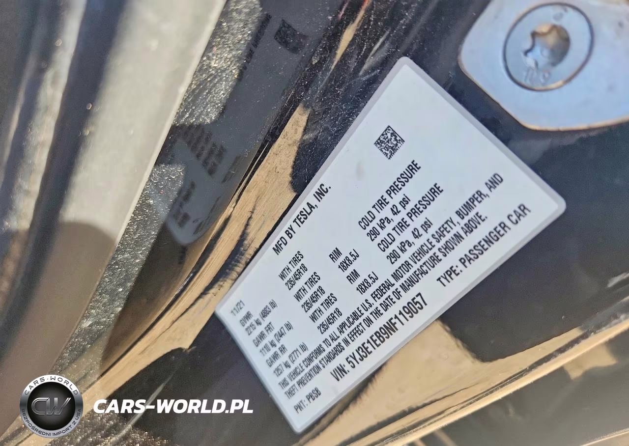 2022 Tesla Model 3 VIN:5YJ3E1EB9NF119057 - 12