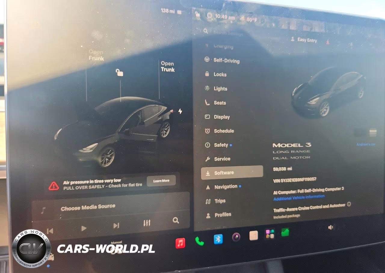 2022 Tesla Model 3 VIN:5YJ3E1EB9NF119057 - 9