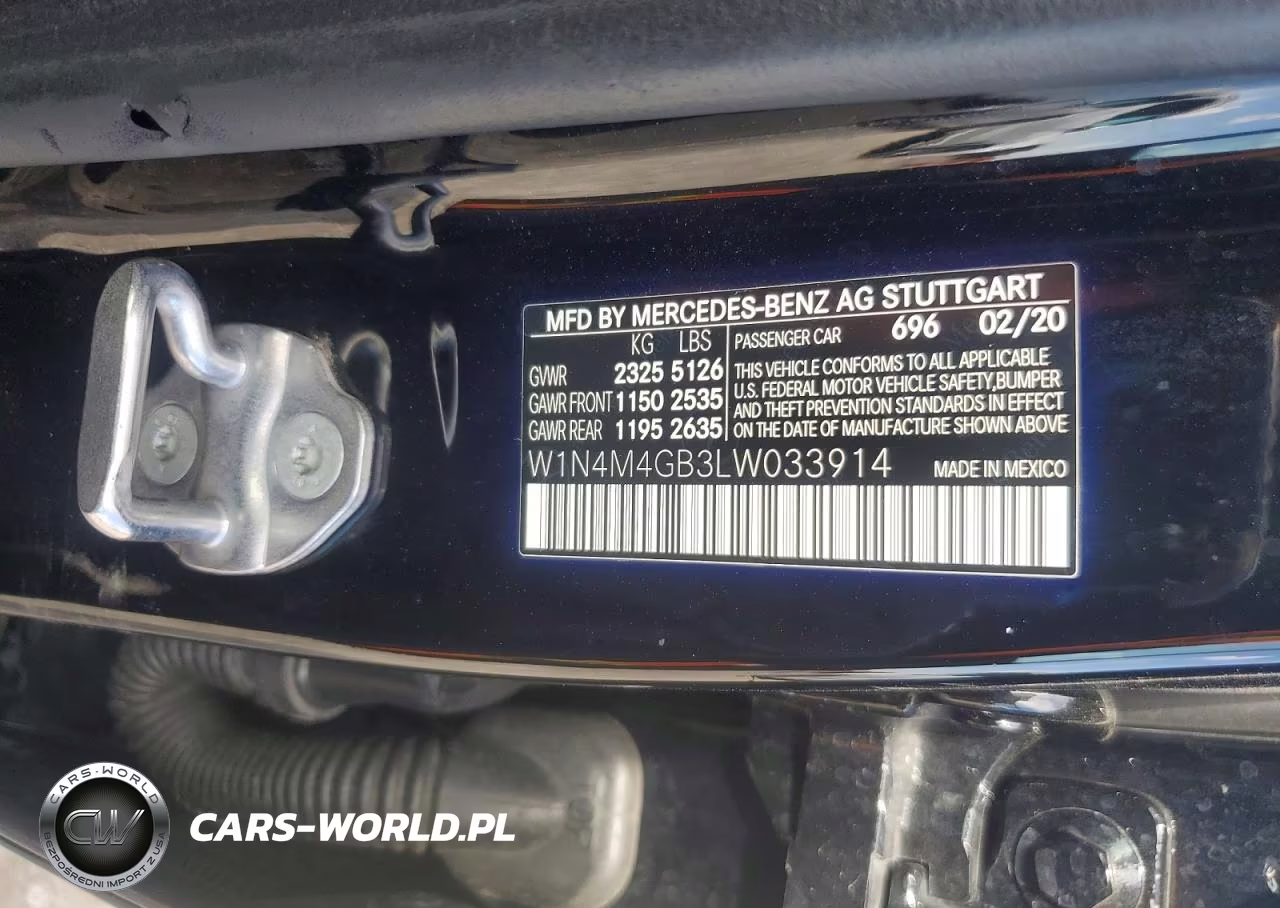 2020 Mercedes-Benz Glb 250 VIN:W1N4M4GB3LW033914 - 12