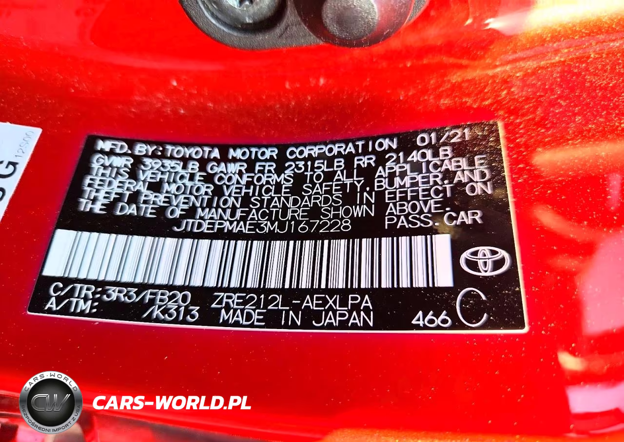 2021 Toyota Corolla Le VIN:JTDEPMAE3MJ167228 - 12