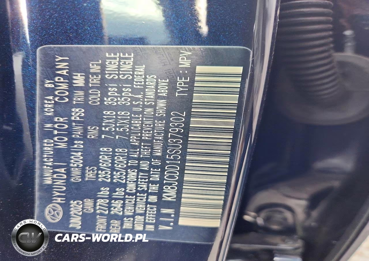 2025 Hyundai Tucson Sel Convenience VIN:KM8JCDD15SU379302 - 13