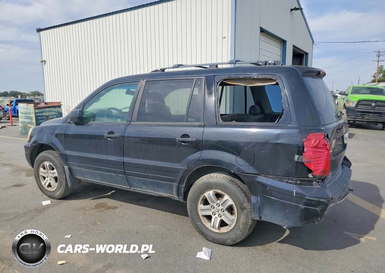 2005 Honda Pilot Exl VIN:2HKYF18645H525511 - 2