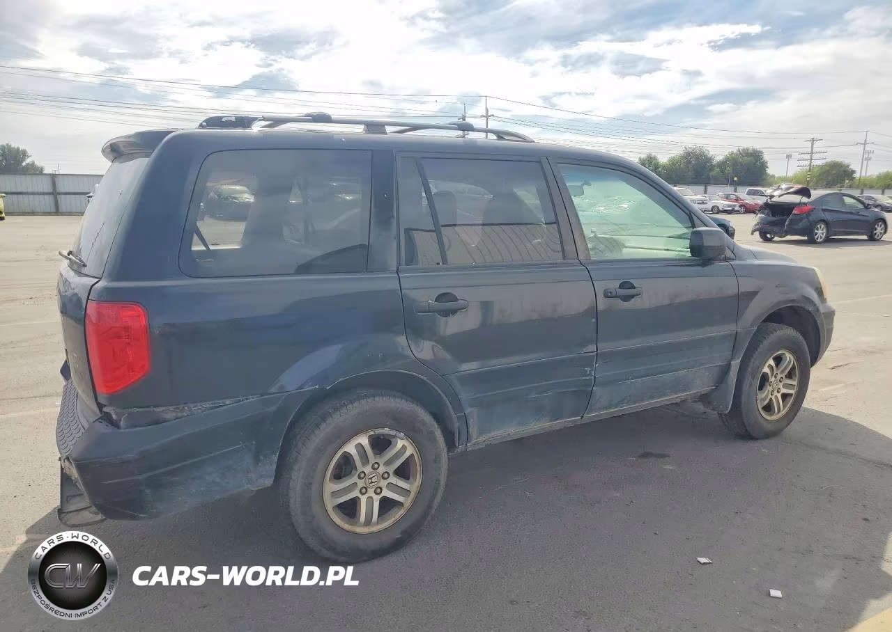 2005 Honda Pilot Exl VIN:2HKYF18645H525511 - 3