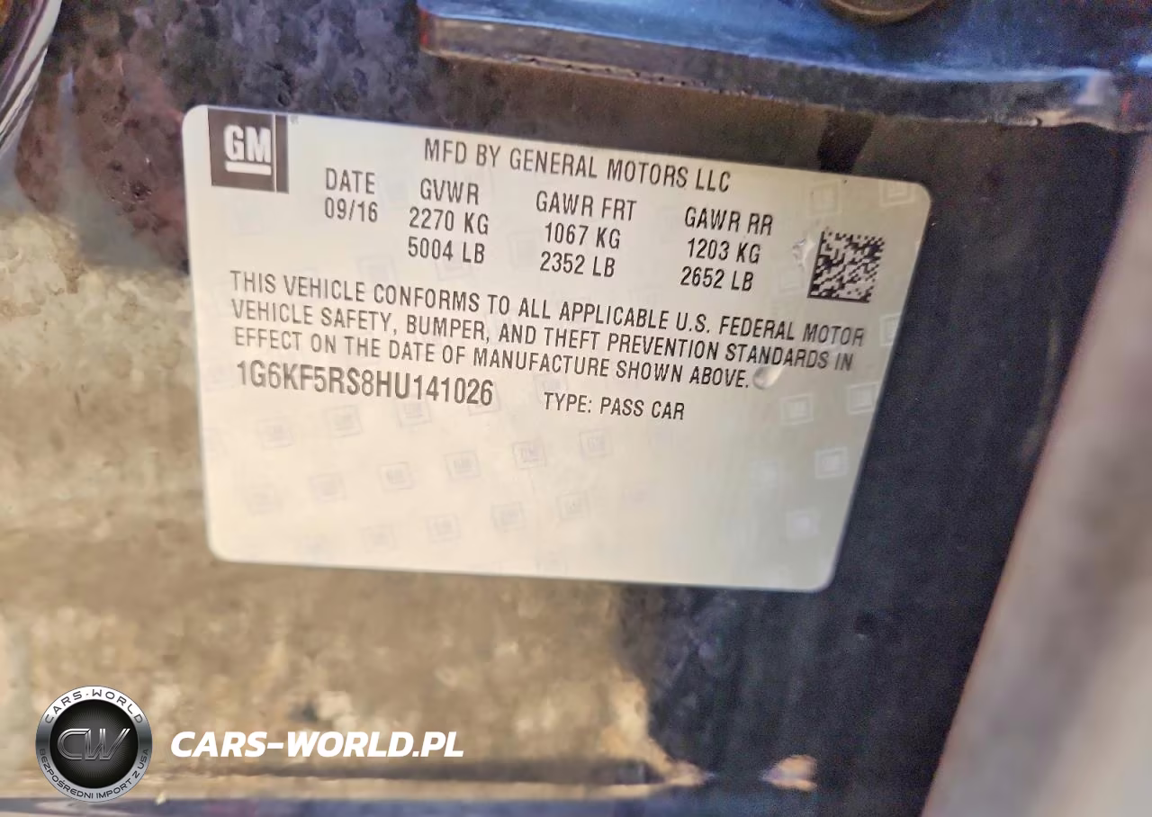 2017 Cadillac Ct6 Premium Luxury VIN:1G6KF5RS8HU141026 - 12