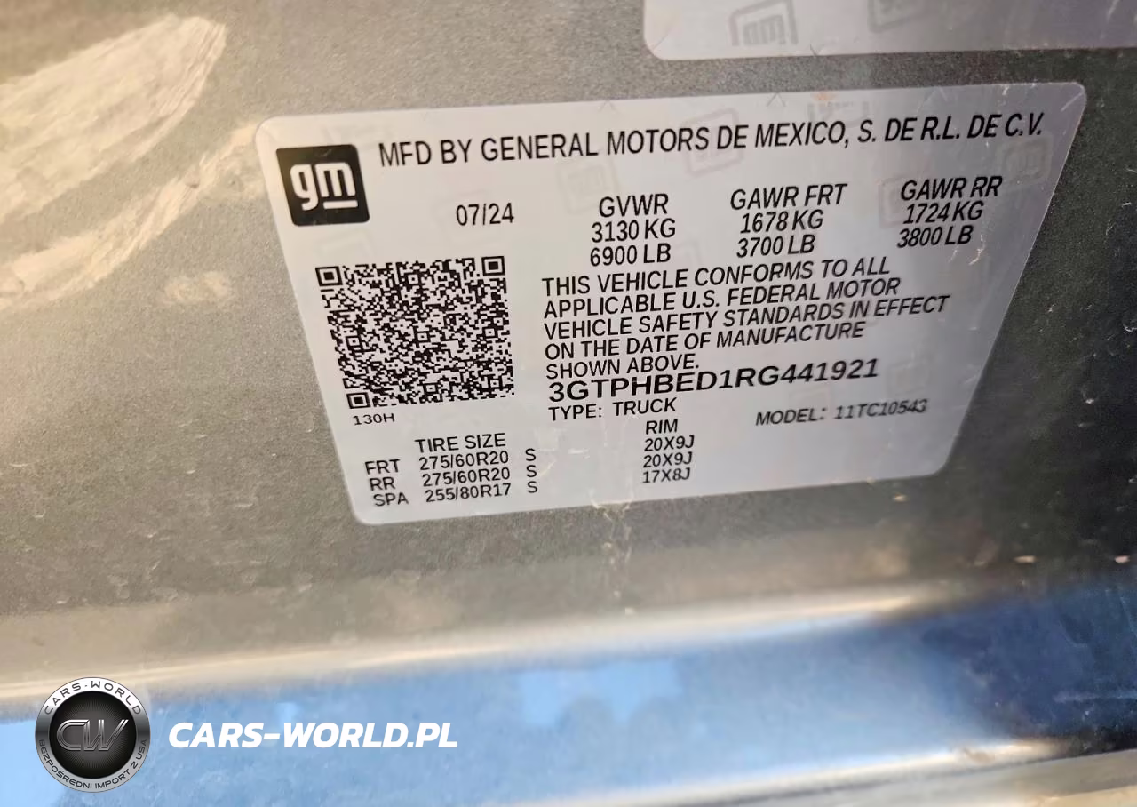 2024 GMC Sierra C1500 Sle VIN:3GTPHBED1RG441921 - 12