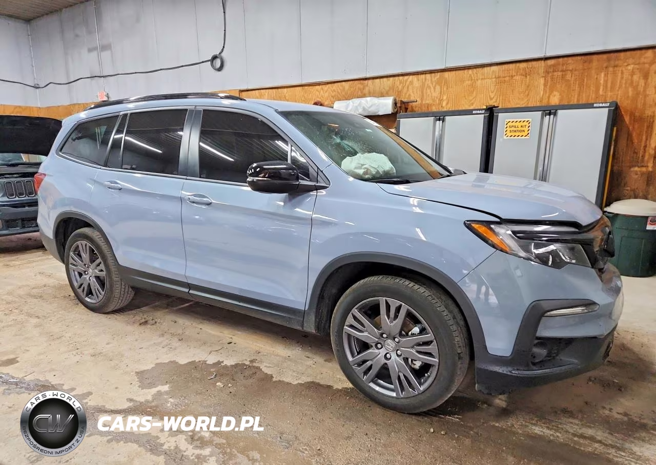2022 Honda Pilot Sport VIN:5FNYF5H38NB018350 - 4