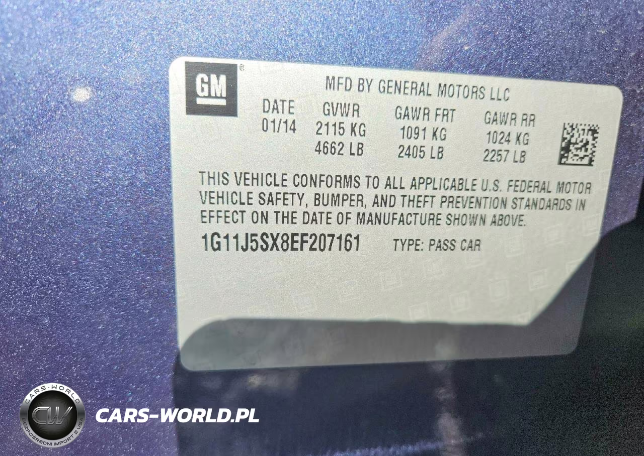 2014 Chevrolet Malibu Ltz VIN:1G11J5SX8EF207161 - 12