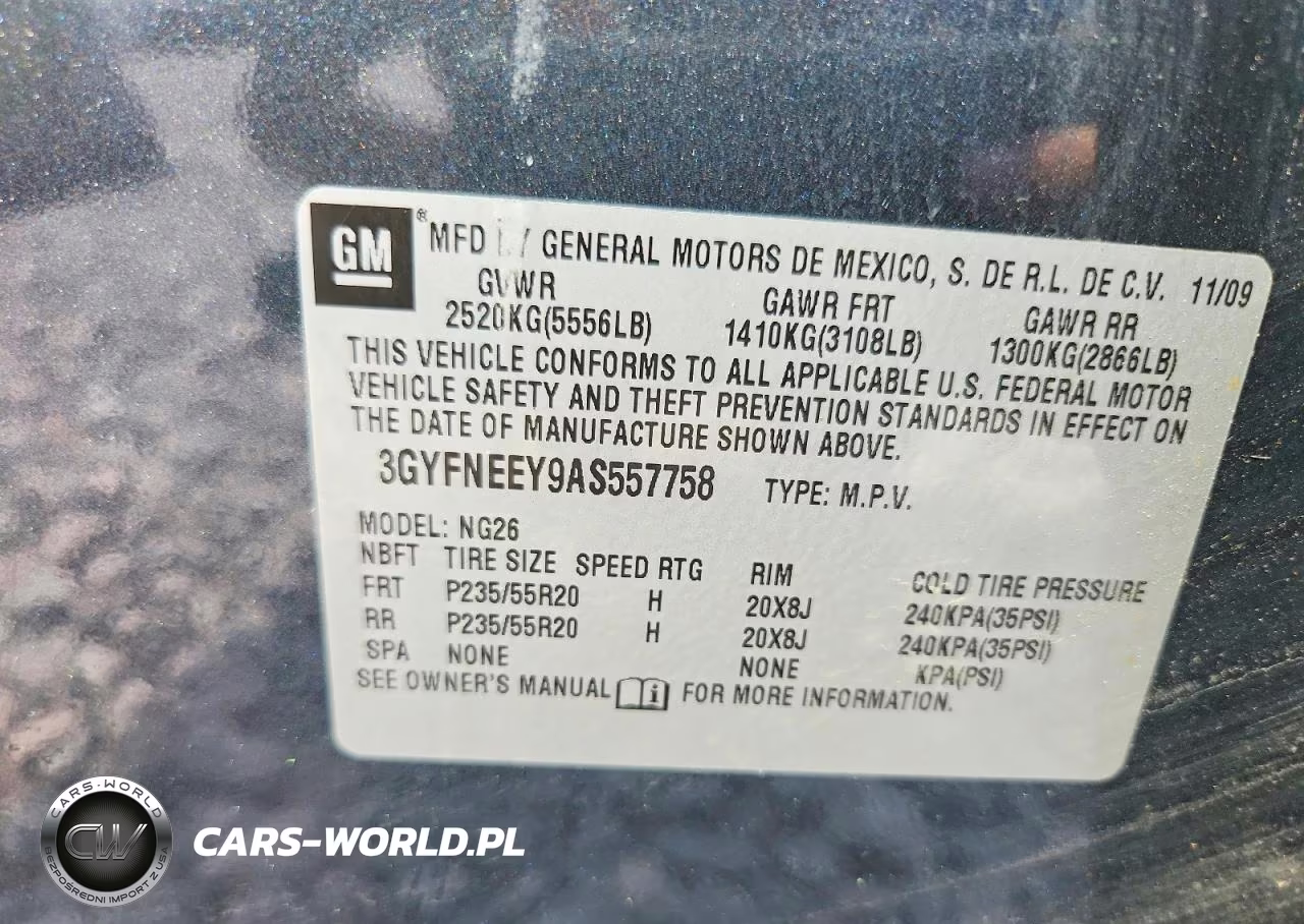 2010 Cadillac Srx Performance Collection VIN:3GYFNEEY9AS557758 - 13