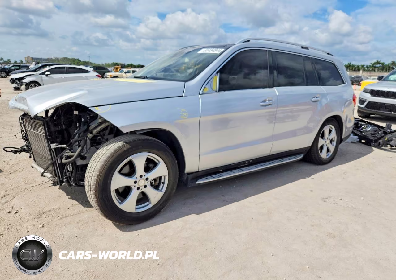 2017 Mercedes-Benz Gls 450 4Matic VIN:4JGDF6EE6HA982965 - 1