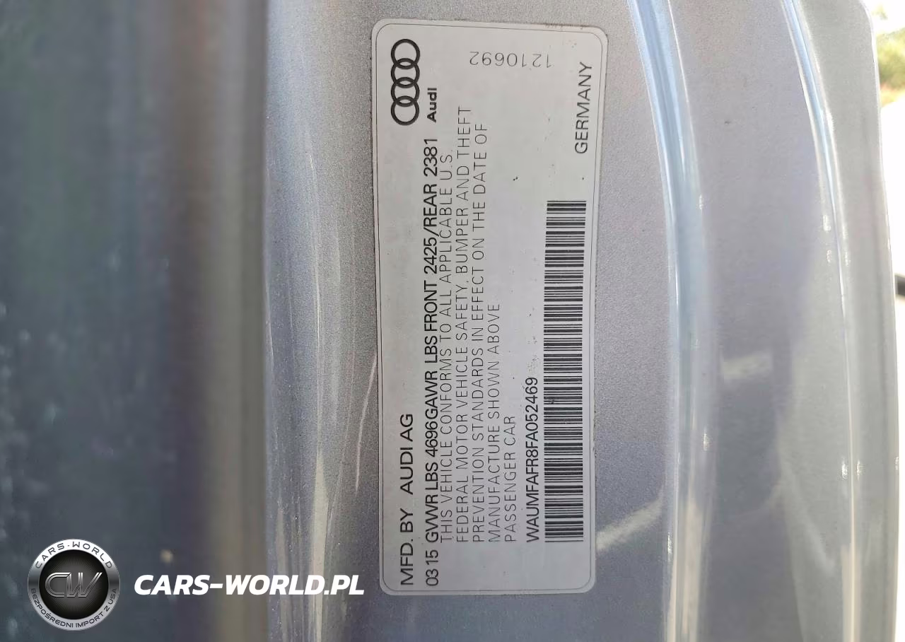2015 Audi A5 Premium Plus VIN:WAUMFAFR8FA052469 - 12