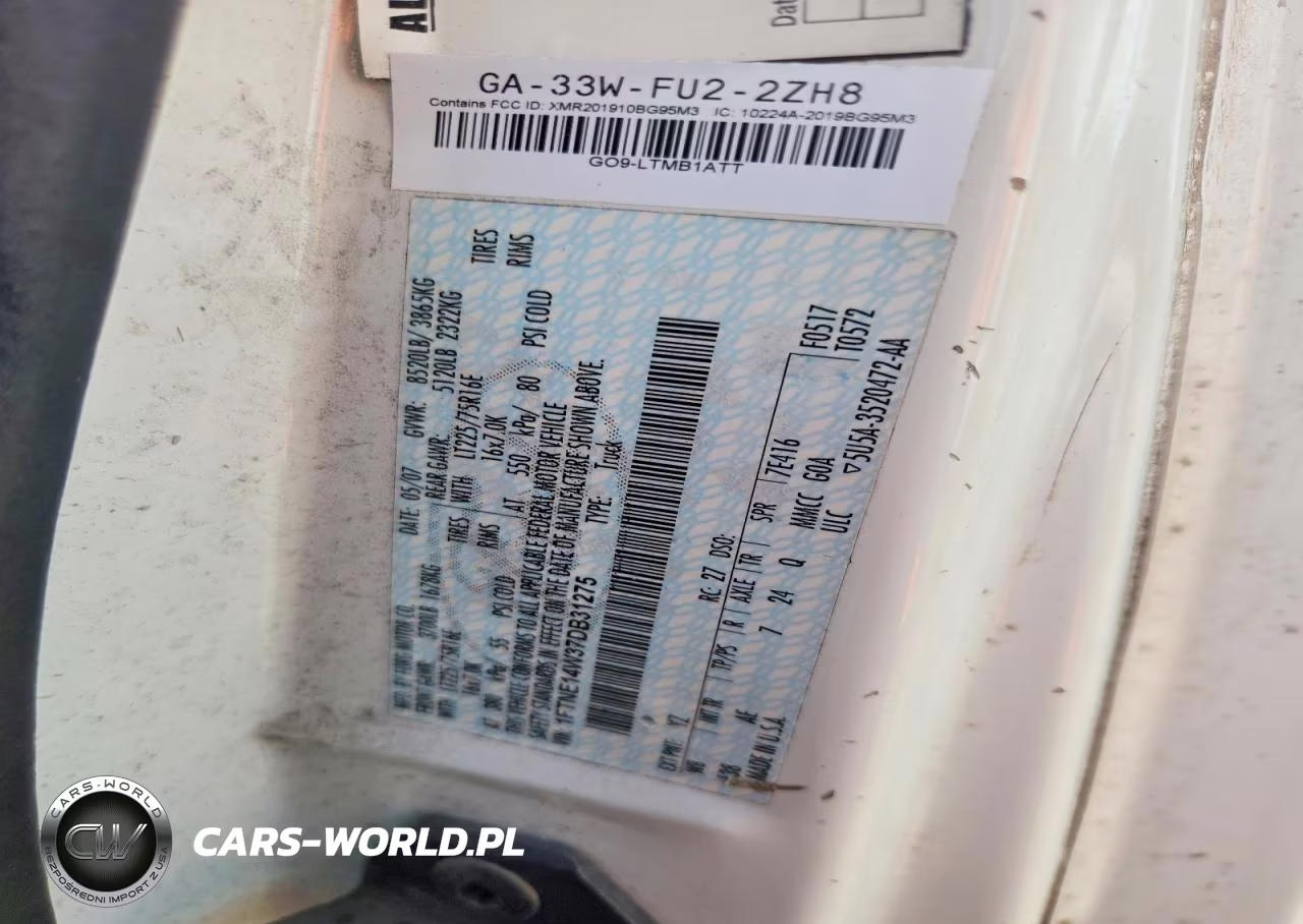2007 Ford Econoline E150 Van VIN:1FTNE14W37DB31275 - 14