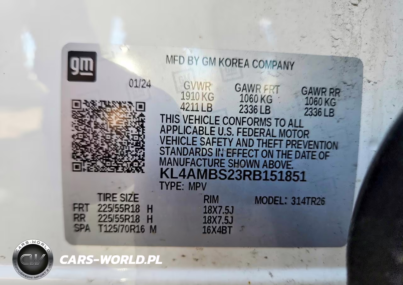 2024 Buick Encore Gx Preferred VIN:KL4AMBS23RB151851 - 13