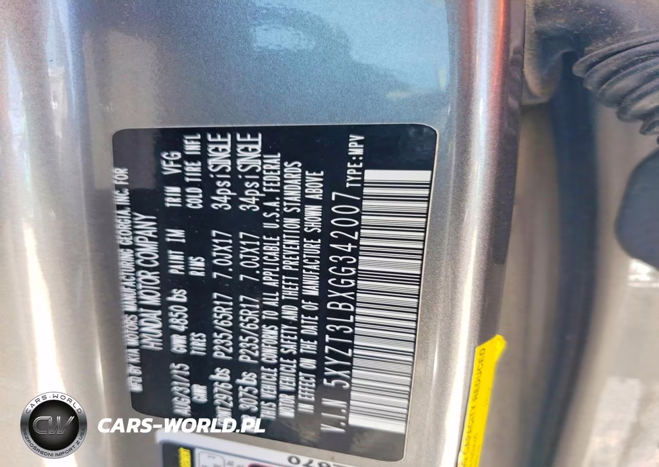 2016 Hyundai Santa Fe Sport 2.4L VIN:5XYZT3LBXGG342007 - 13