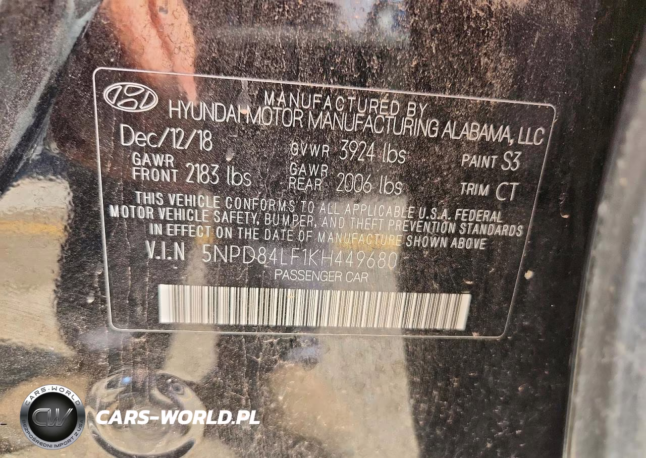 2019 Hyundai Elantra Value Edition VIN:5NPD84LF1KH449680 - 12
