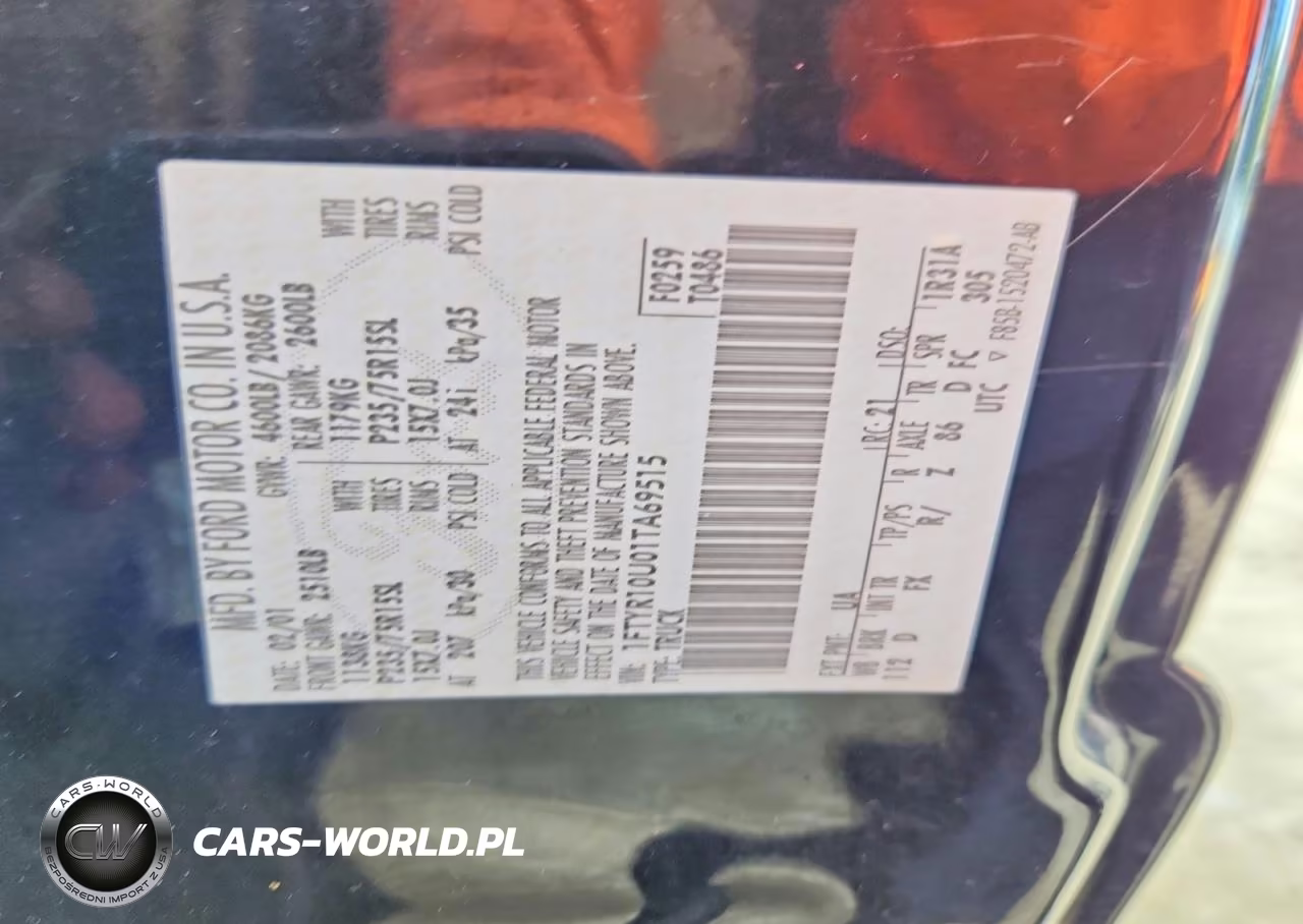 2001 Ford Ranger Edge-Xl-Xlt VIN:1FTYR10U01TA69515 - 13