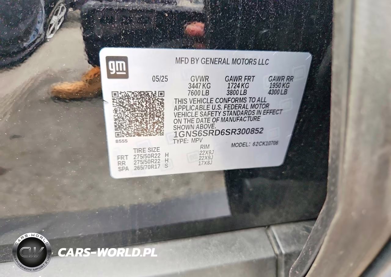2025 Chevrolet Tahoe K1500 Premier VIN:1GNS6SRD6SR300852 - 13