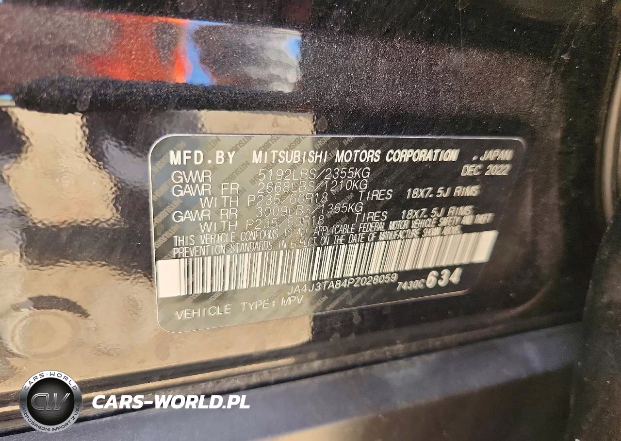 2023 Mitsubishi Outlander Es VIN:JA4J3TA84PZ028059 - 12