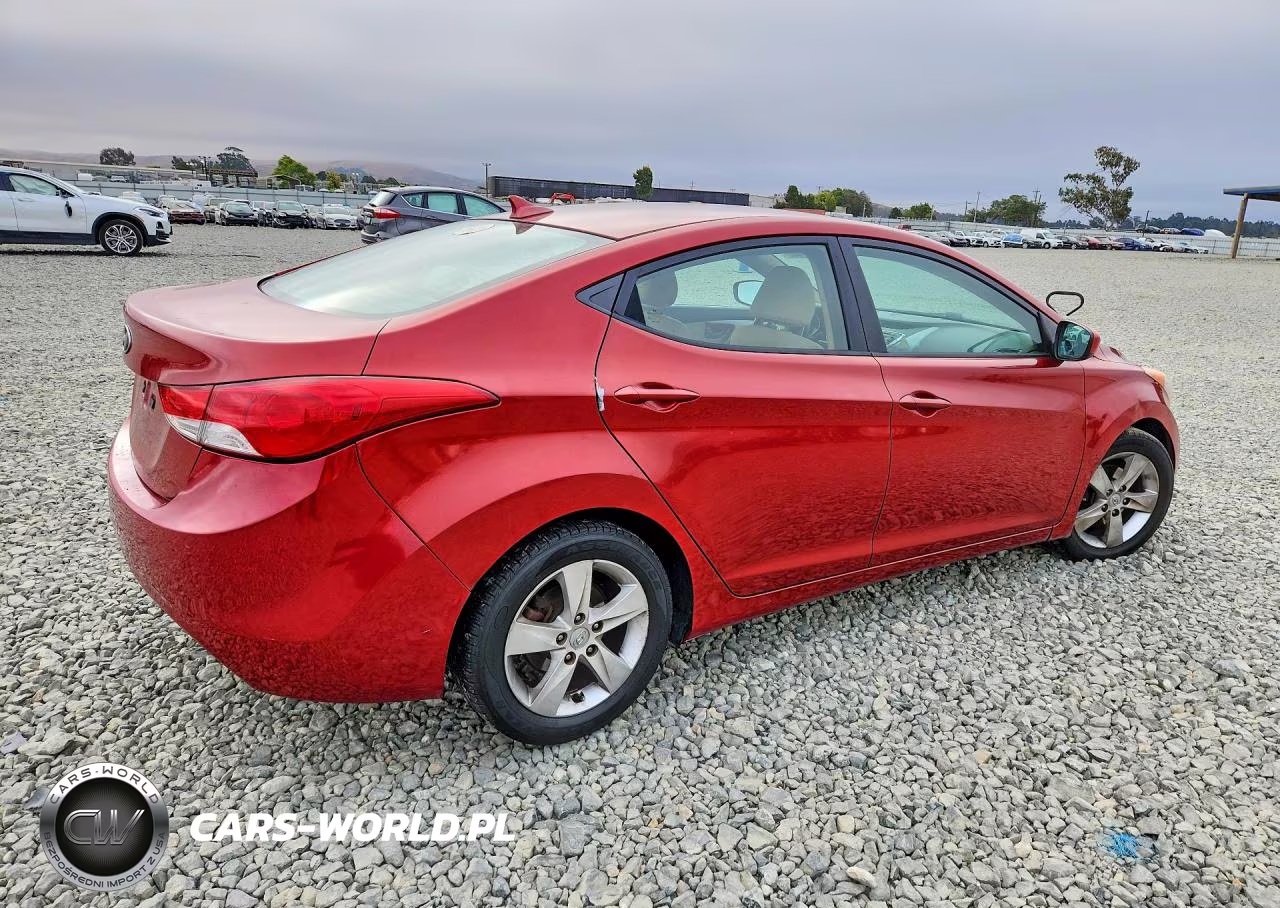 2011 Hyundai Elantra Gls VIN:KMHDH4AE6BU132571 - 3