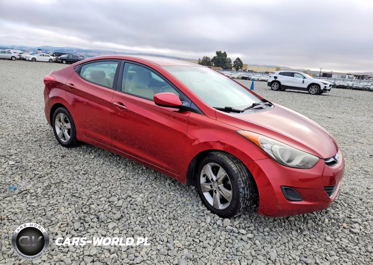 2011 Hyundai Elantra Gls VIN:KMHDH4AE6BU132571 - 4