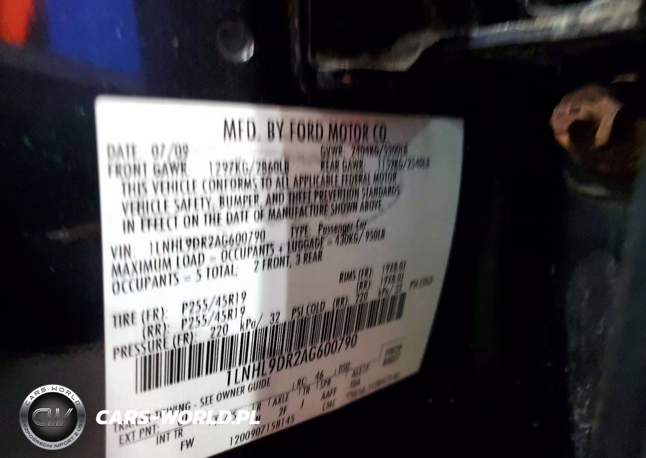 2010 Lincoln Mks VIN:1LNHL9DR2AG600790 - 12