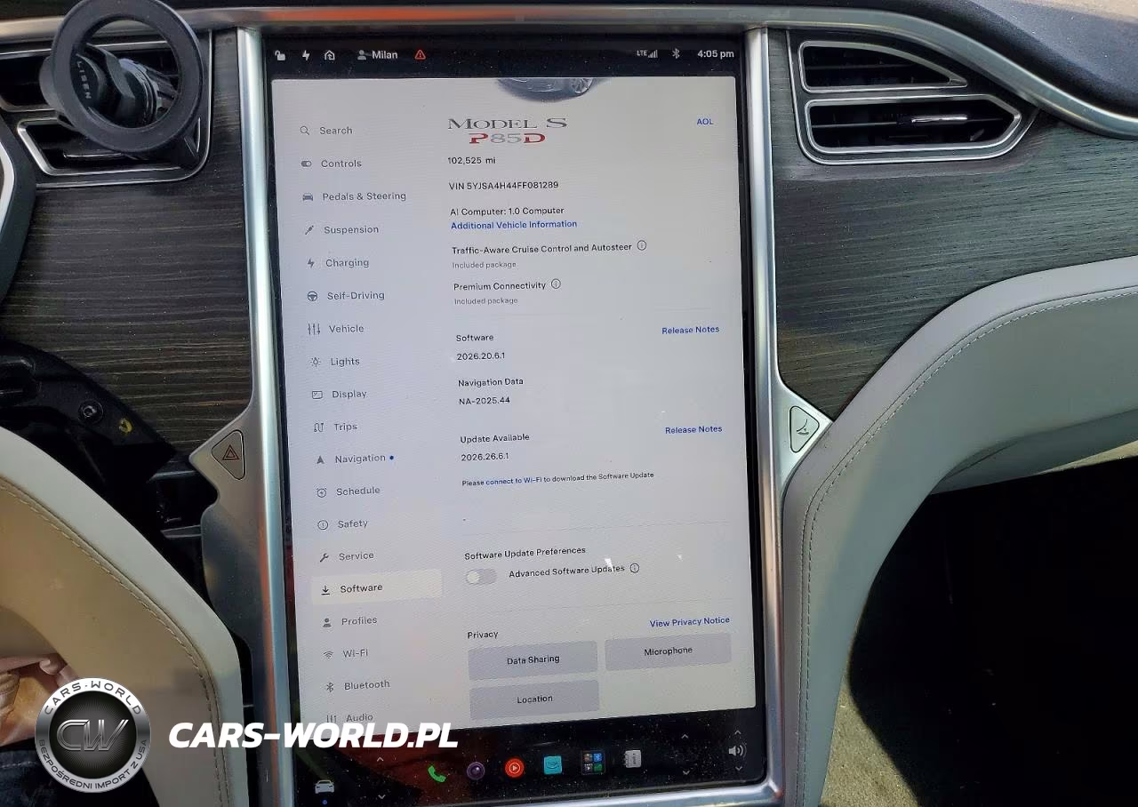 2015 Tesla Model S P85D VIN:5YJSA4H44FF081289 - 9