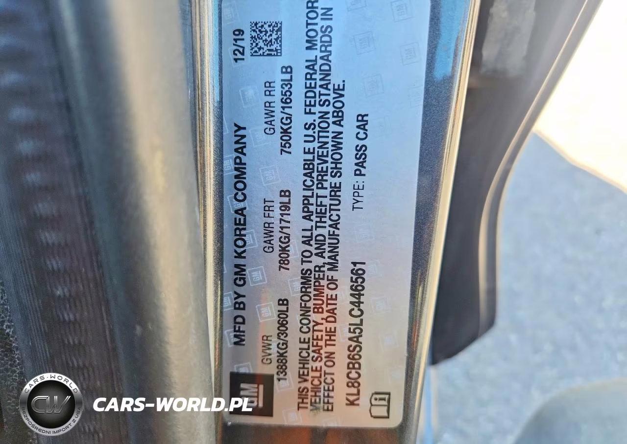 2020 Chevrolet Spark Ls VIN:KL8CB6SA5LC446561 - 13