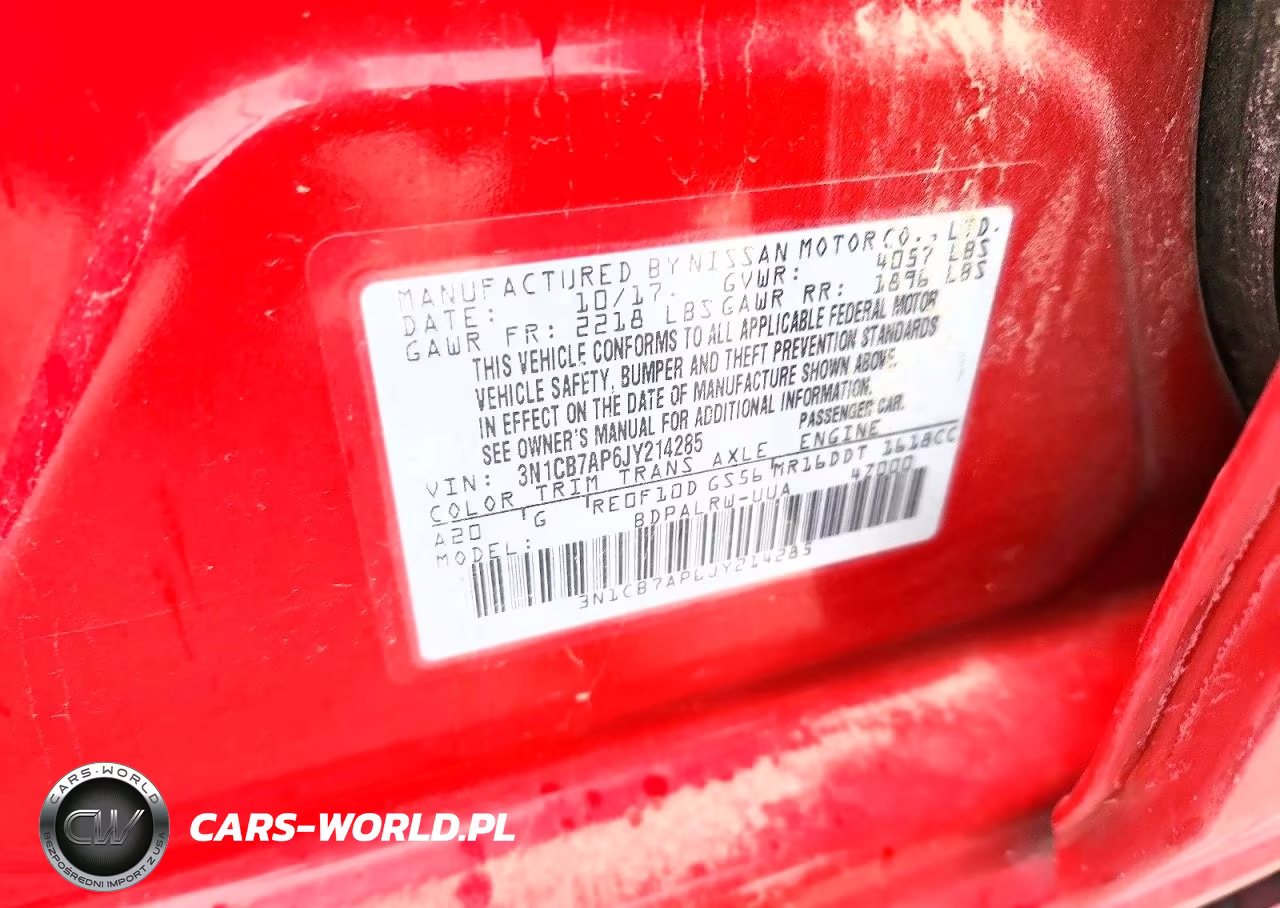 2018 Nissan Sentra Sr Turbo VIN:3N1CB7AP6JY214285 - 13