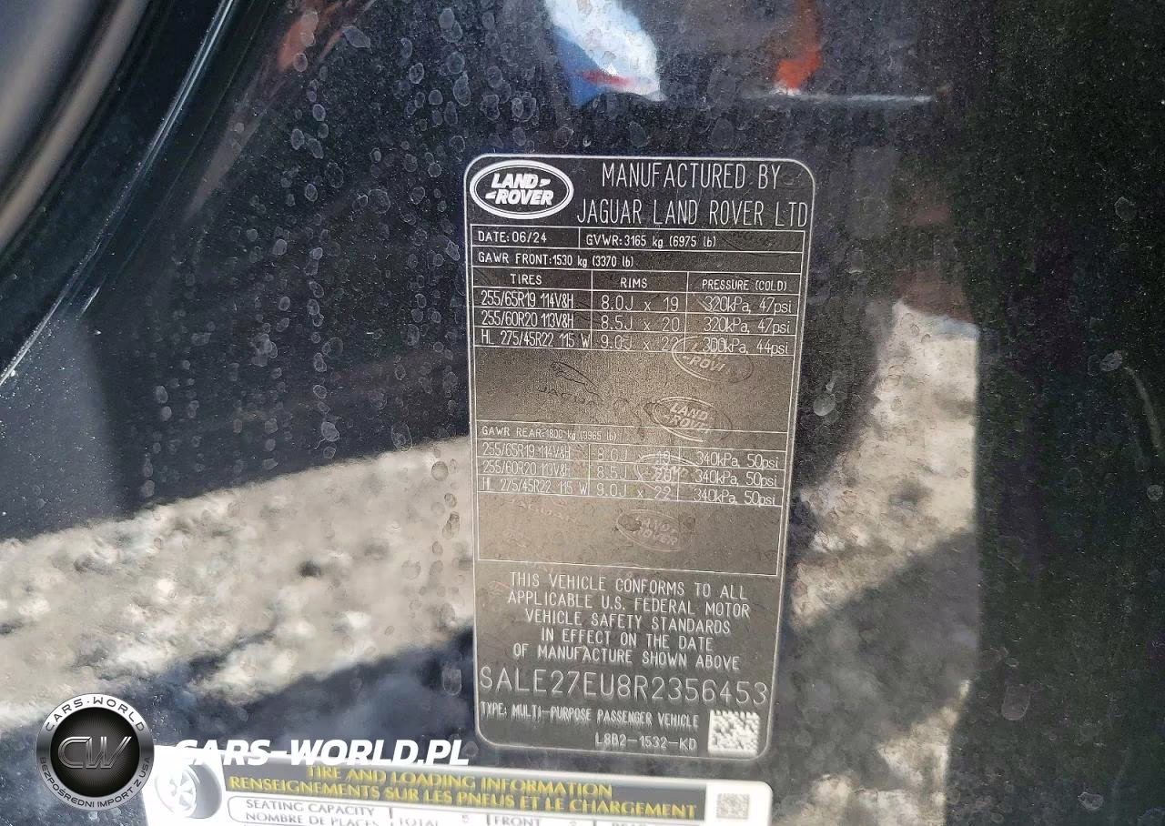 2024 Land Rover Defender 110 X-Dynamic Se VIN:SALE27EU8R2356453 - 14