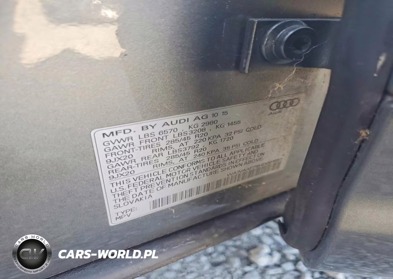 2017 Audi Q7 Prestige VIN:WA1VAAF78HD001697 - 13