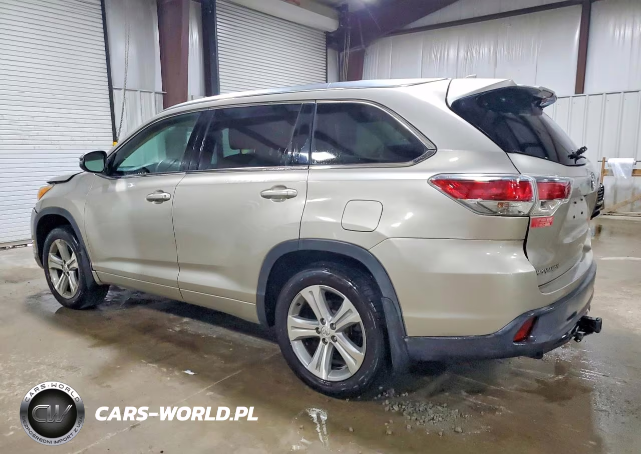 2014 Toyota Highlander VIN:5TDJKRFH8ES015124 - 2