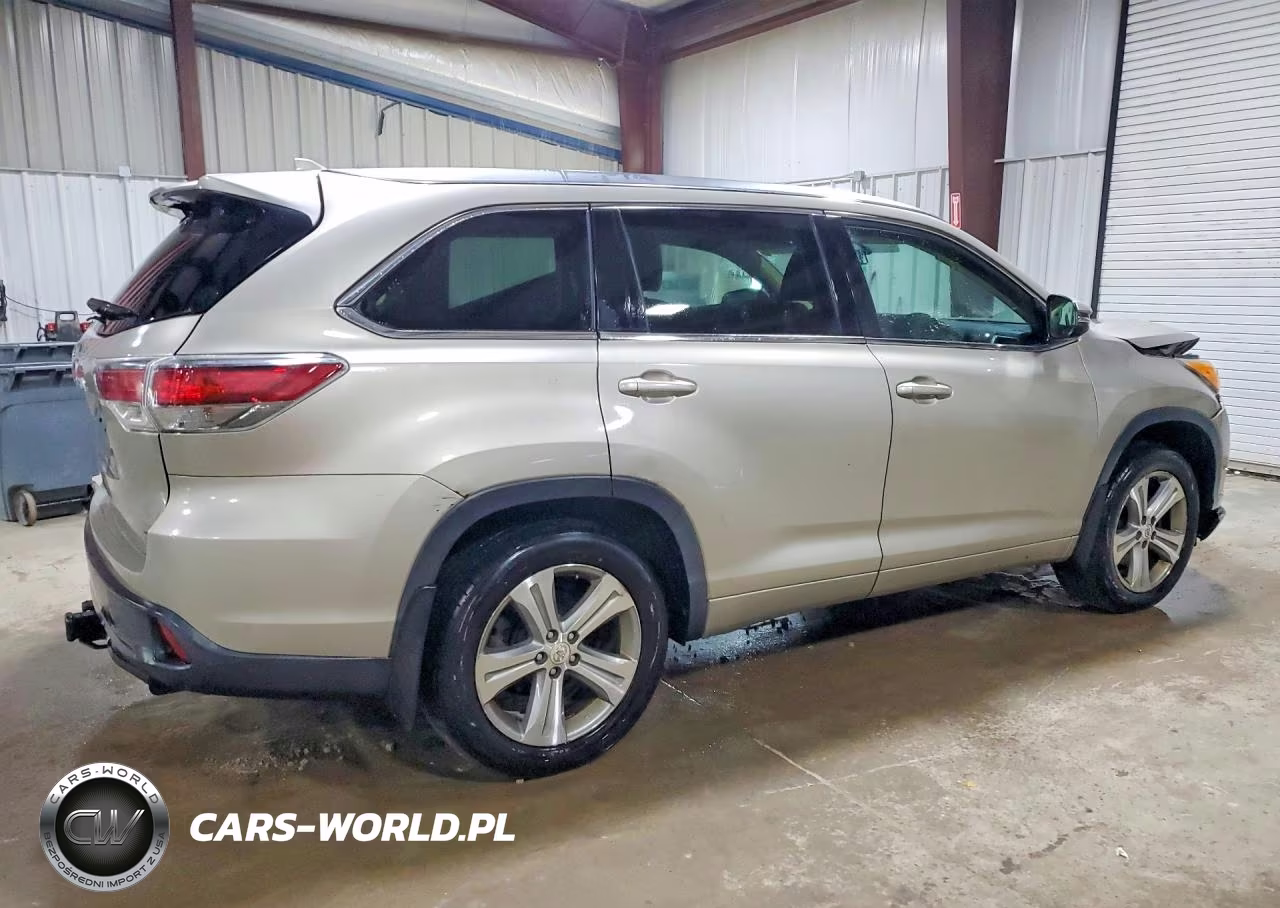 2014 Toyota Highlander VIN:5TDJKRFH8ES015124 - 3