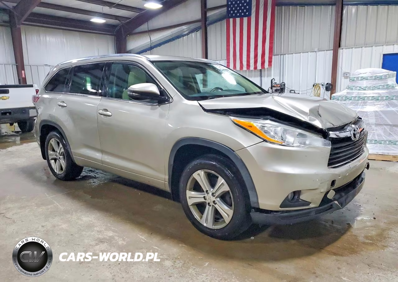 2014 Toyota Highlander VIN:5TDJKRFH8ES015124 - 4