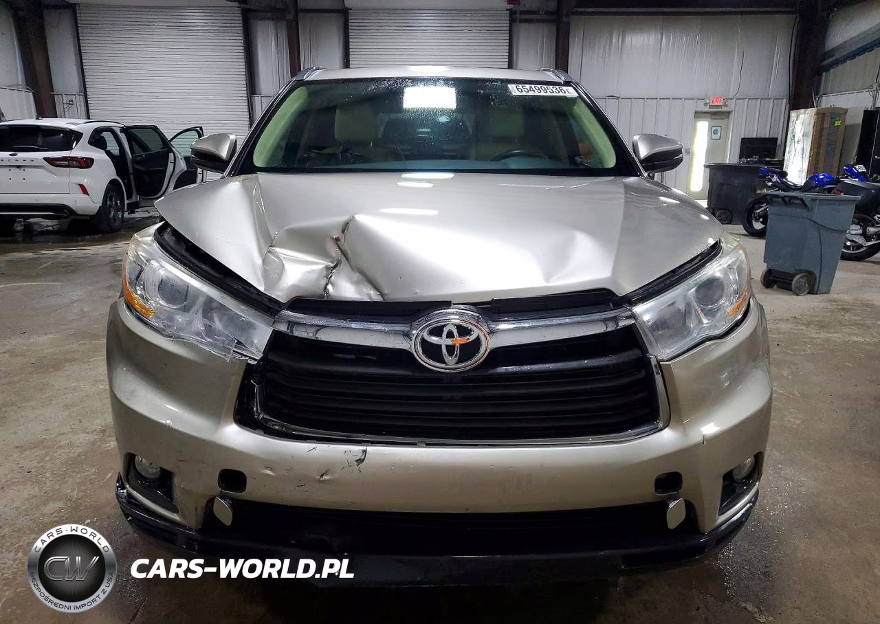 2014 Toyota Highlander VIN:5TDJKRFH8ES015124 - 5
