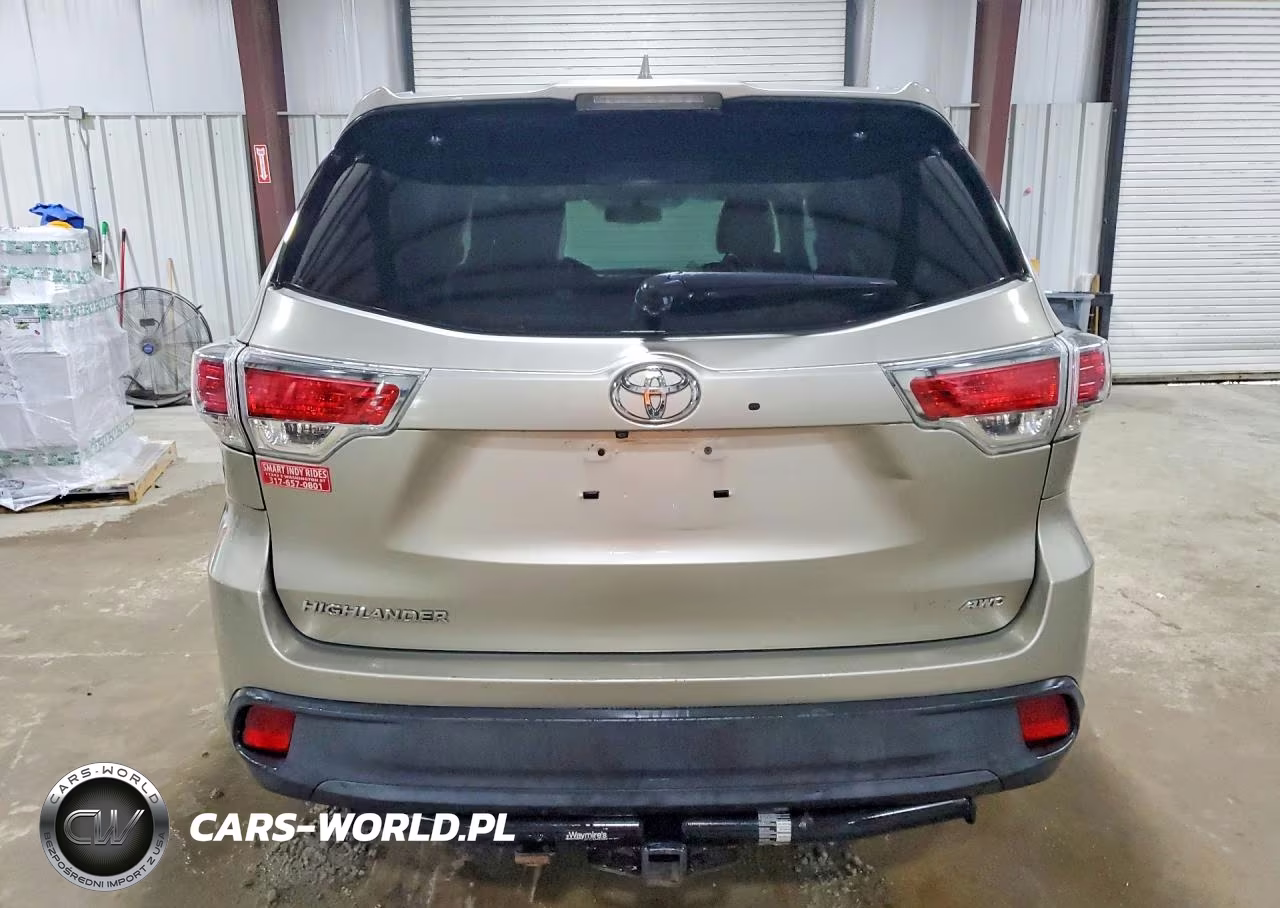 2014 Toyota Highlander VIN:5TDJKRFH8ES015124 - 6