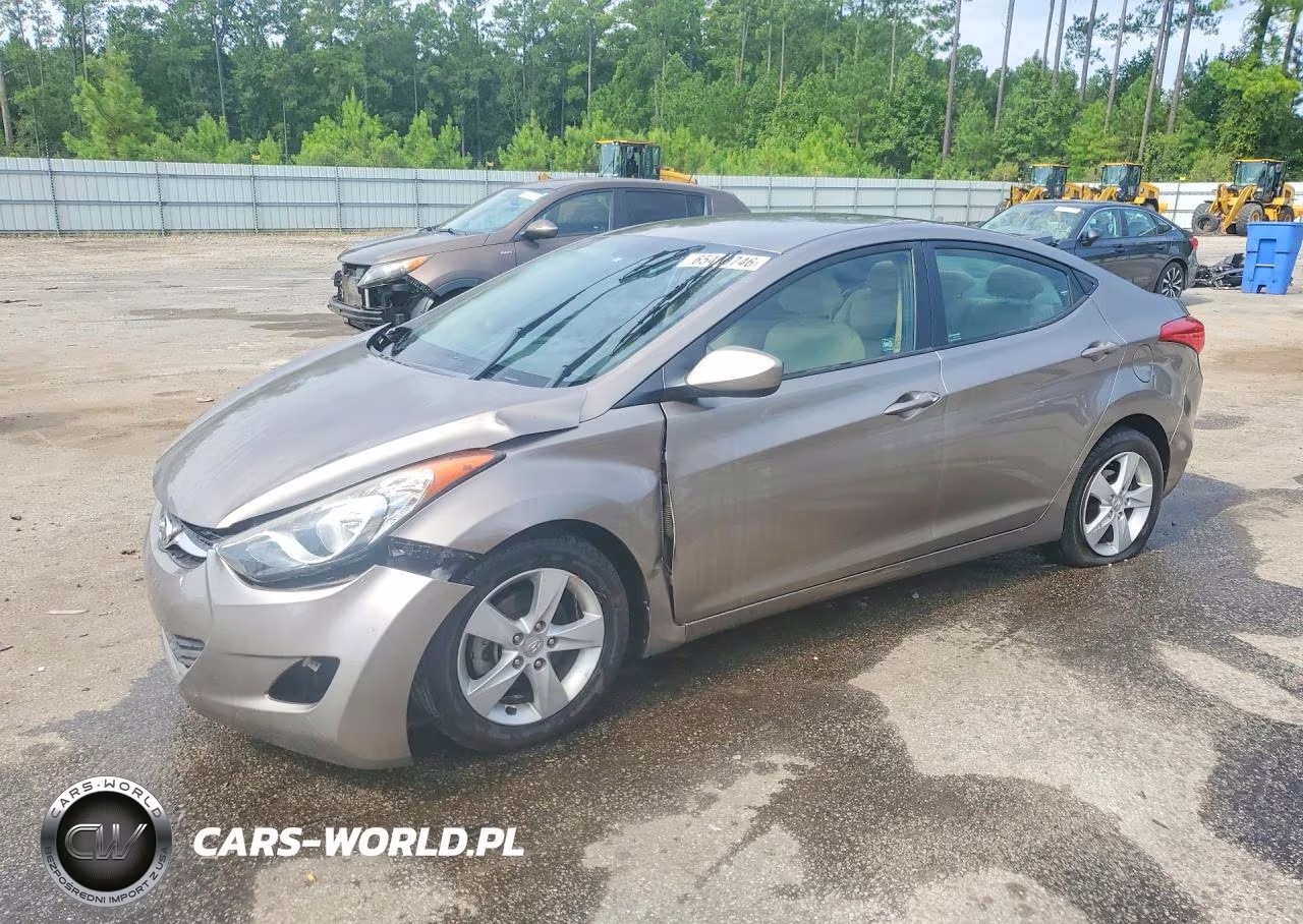 2013 Hyundai Elantra Gls VIN:5NPDH4AE3DH259649 - 1