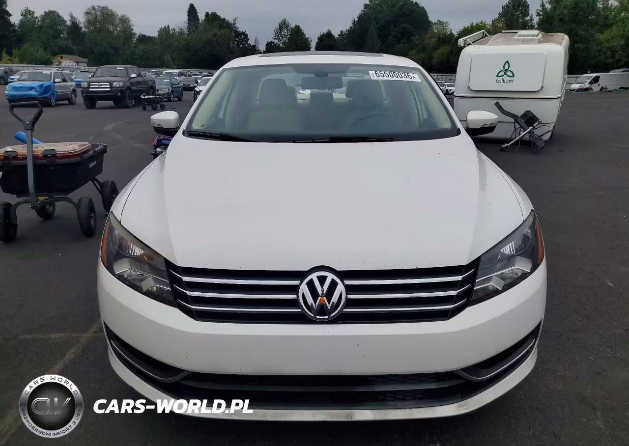 2013 Volkswagen Passat Se VIN:1VWBP7A32DC029765 - 5