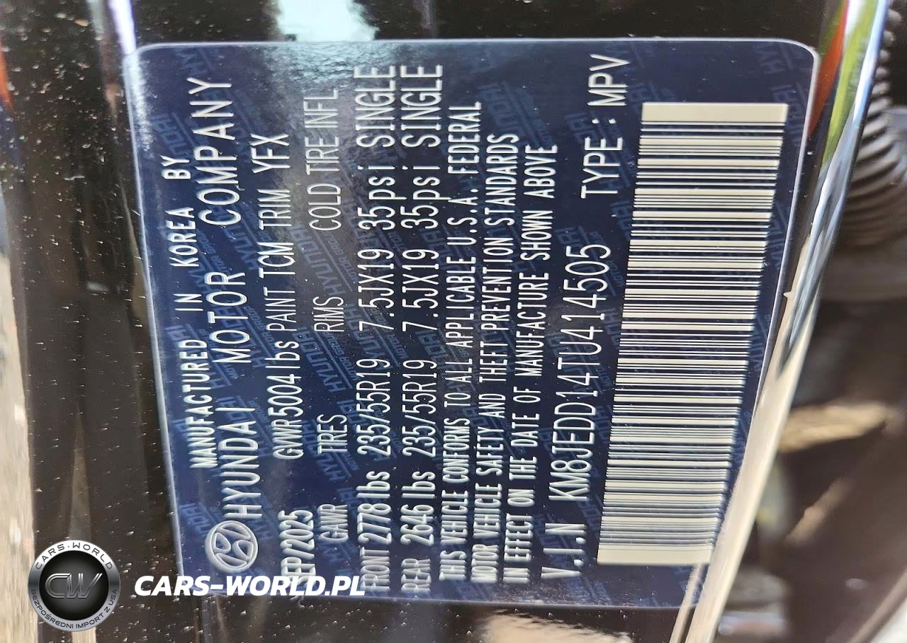 2026 Hyundai Tucson Hybrid Limited VIN:KM8JEDD14TU414505 - 13