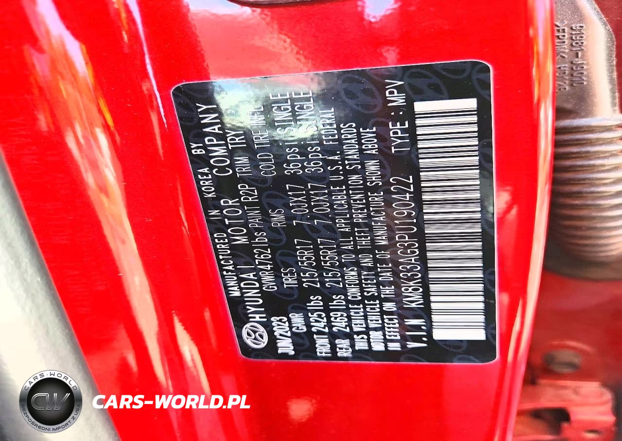2023 Hyundai Kona Sel VIN:KM8K33AG3PU190422 - 12